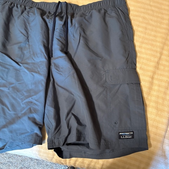 NWT L.LBean Men’s Blue Supplex Sport Shorts 10” UPF+50 - Picture 2 of 8